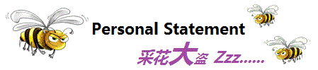 欢迎品尝小蜜蜂采集的Personal Statement资料哦 - personal statement 个人陈述范文